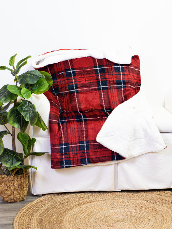 Red Plaid Blanket