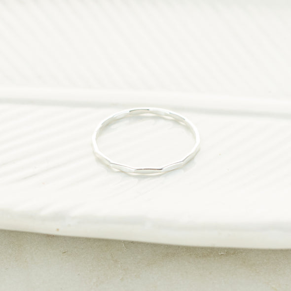 In The Details Stacking Rings - Faceted