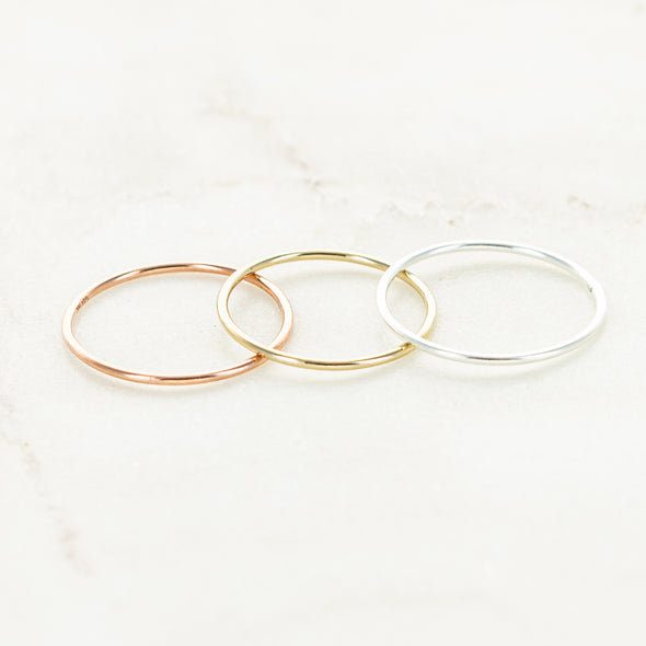 In The Details Stacking Ring - Smooth Round Wire