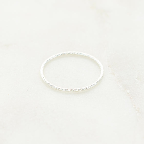 In The Details Stacking Rings - Sparkle Wire