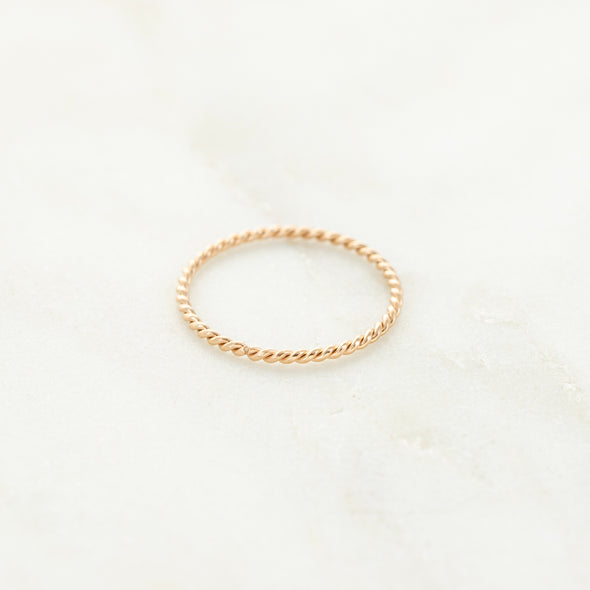 In The Details Stacking Ring - Braided