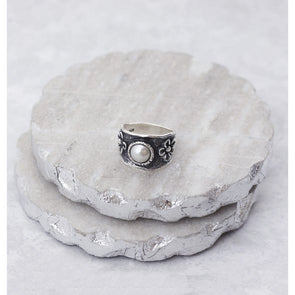 Sterling Silver Full Bloom Ring