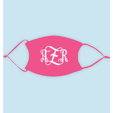 Pink Large Monogram Face Mask