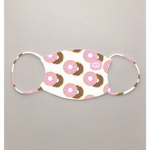 Kid's Pink Donuts Face Mask