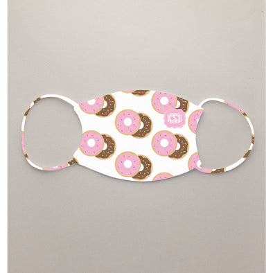 Kid's Pink Donuts Face Mask