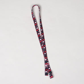 Black & Red Heart Face Mask Lanyard