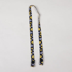 Black & Yellow Smiley Face Mask Lanyard