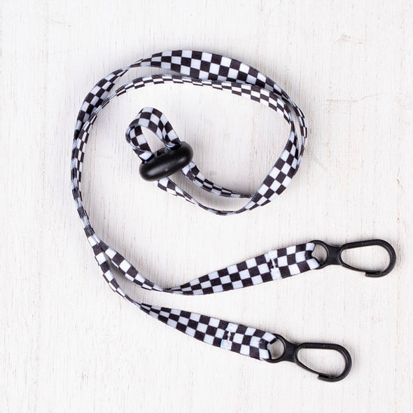 Checkered Flag Face Mask Lanyard