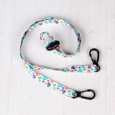 Puppy Prints Mask Lanyard