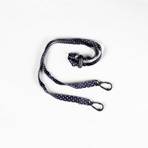 Black and White Polka Dot Mask Lanyard