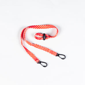 Red and White Polka Dot Mask Lanyard