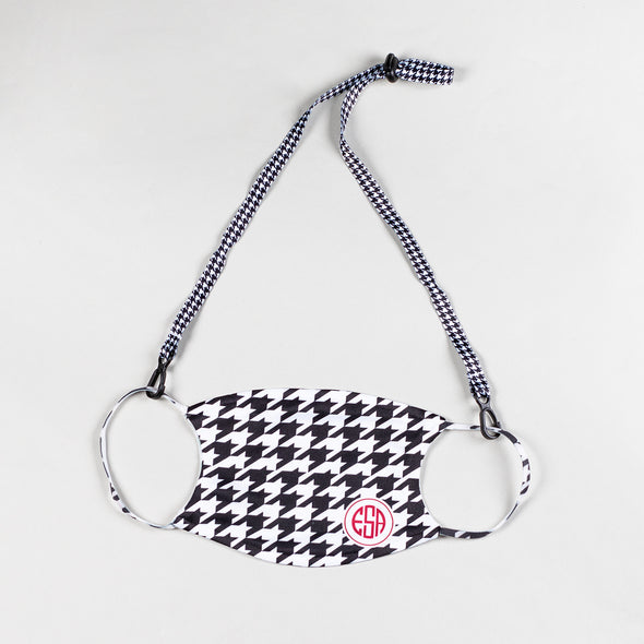 Houndstooth Mask Lanyard