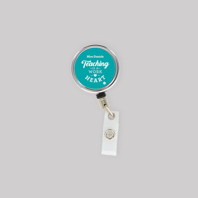 Work of Heart Retractable Lanyard