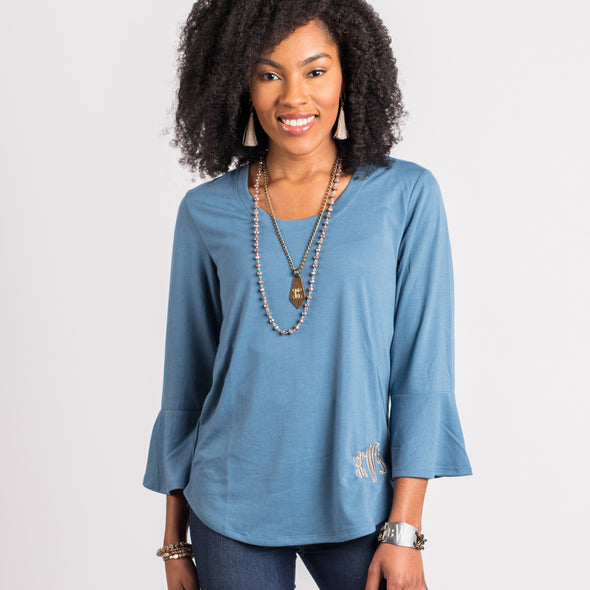 Bluestone Belle Sleeve Top