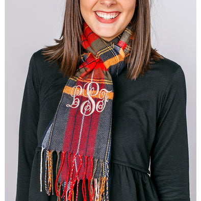 Soft as Cashmere Scarf - Fall Mix Plaid