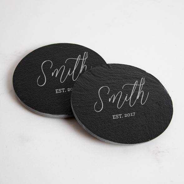 Welcome to Our Table Slate Collection - Coaster Set