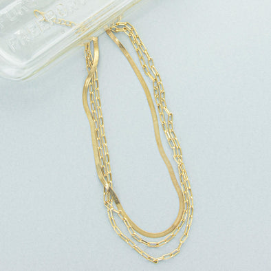 Closer to You Necklace - Goldtone