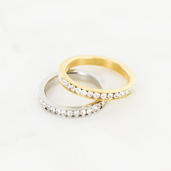 In The Details Stacking Ring - Eternity CZ