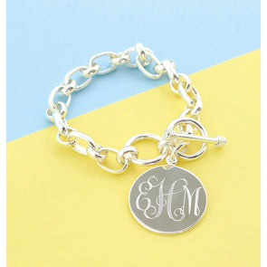 Silver Plated Charm Bracelet