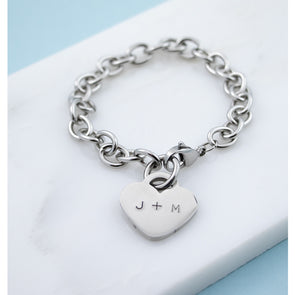 Stainless Heart Bracelet