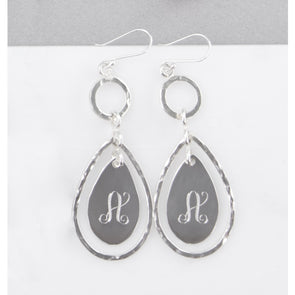 Unforgettable Teardrop Earrings - Silver Plated