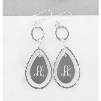 Unforgettable Teardrop Earrings - Silver Plated