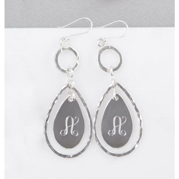 Unforgettable Teardrop Earrings - Silver Plated