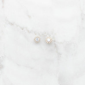 Goldtone Shining Star Earrings