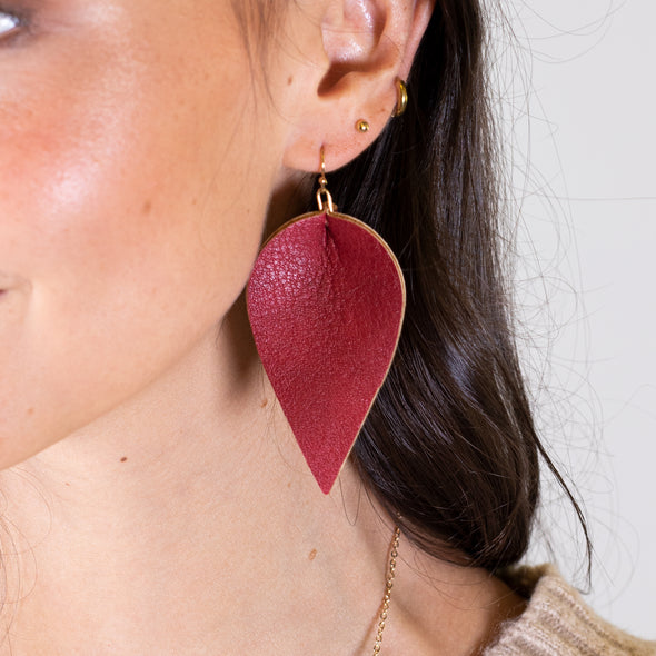 Leave It to Me Earrings - Red