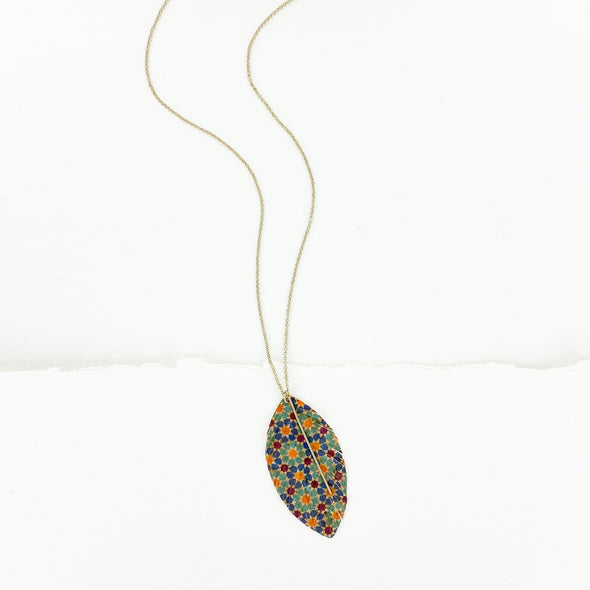 Flights of Fancy Print Necklace