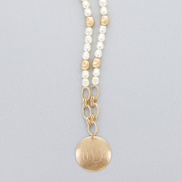 Elevated Style Necklace - Goldtone