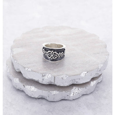 Gentilly Sterling Scroll Ring