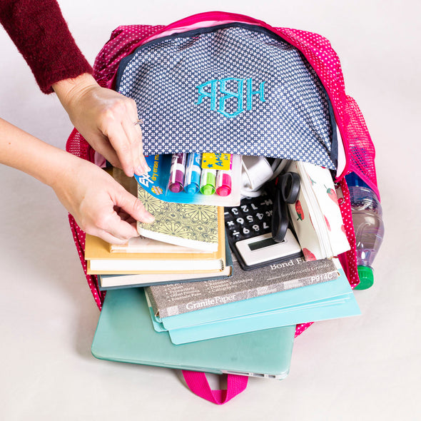 Polka Dot Backpack - Pink