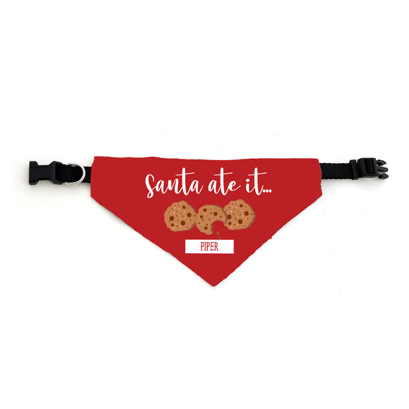 Santa Ate It Pet Bandana