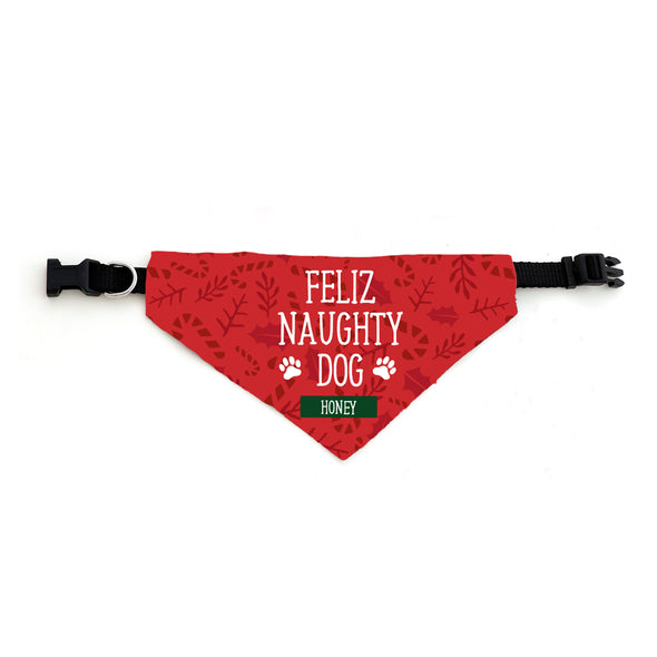 Feliz Naughty Dog Pet Bandana