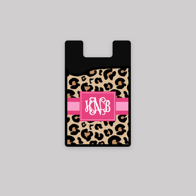 Leopard Adhesive Card Caddy