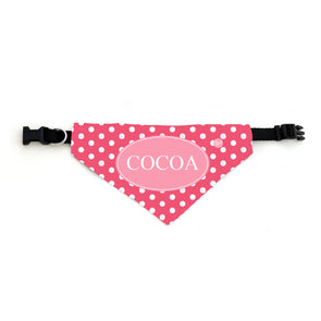 Pink Dot Pet Bandana