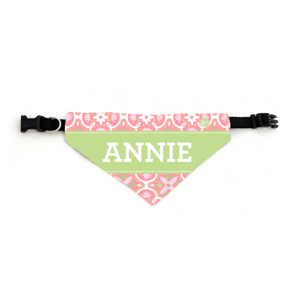 Pink Tiles Pet Bandana