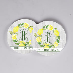 Lemon Ring Coasters