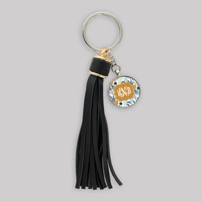 Splendid Leaves Tassel Keychain