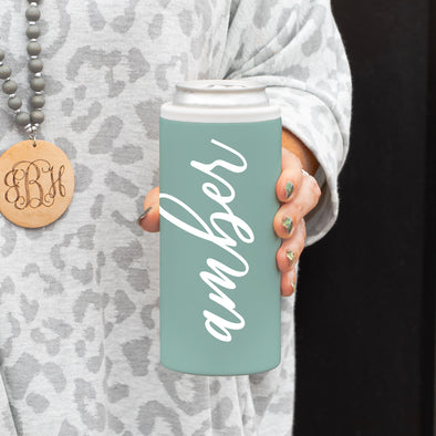 Her Slim Can Cooler - Grey