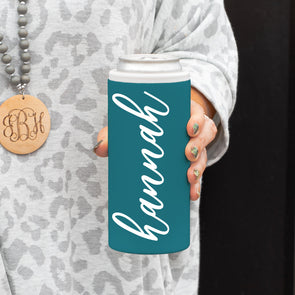 Her Slim Can Cooler - Dark Teal