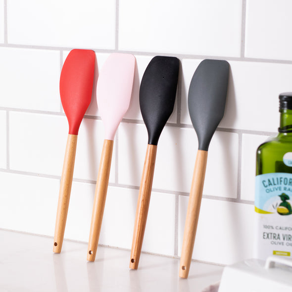 Bamboo Silicone Spatula