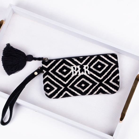 Milan Wristlet - Black Diamond