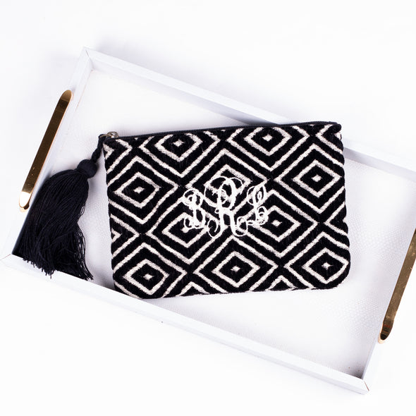 Milan Cosmetic Pouch - Black Diamond