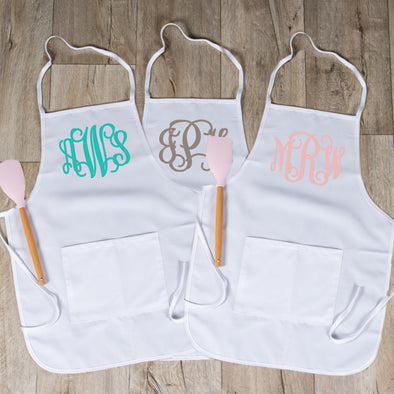 Adult Monogrammed Apron