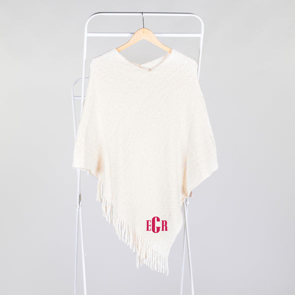 Crisp & Cool Knit Poncho