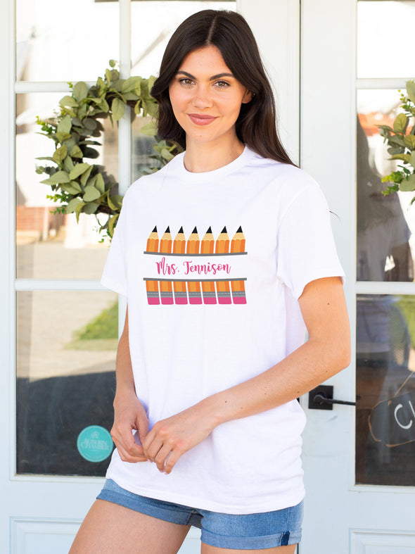 Pencil Teacher Tee