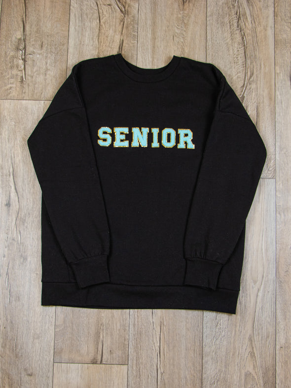 Varsity Letter Sweatshirt - Black